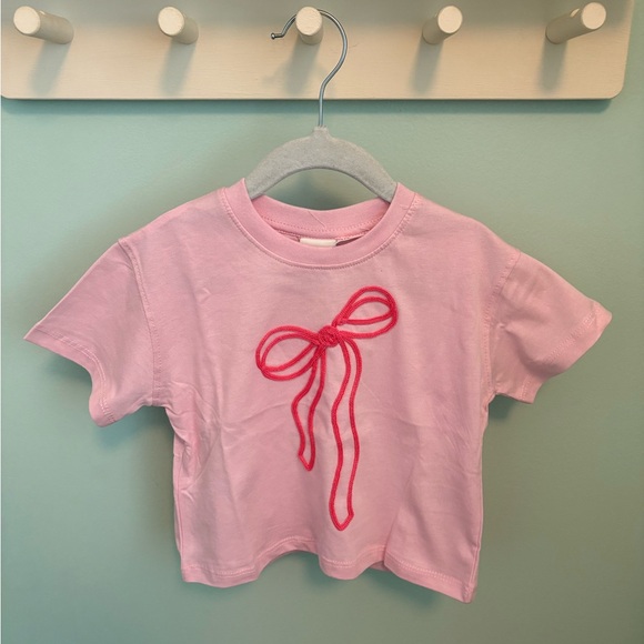 ZARA DRAWSTRING BOW T-SHIRT - Picture 4 of 8